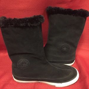 Black Converse boots